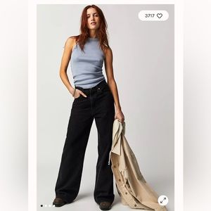 Levi’s ribcage wide leg jeans